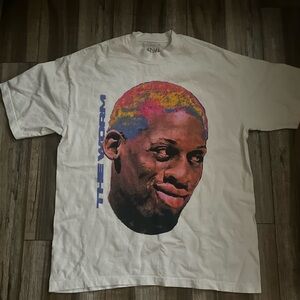 White Graphic T-Shirt with Colorful Print